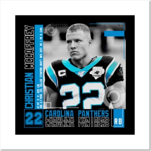 Christian Mccaffrey Paper Poster Posters and Art